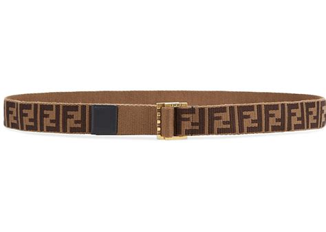 brown gold fendi belt